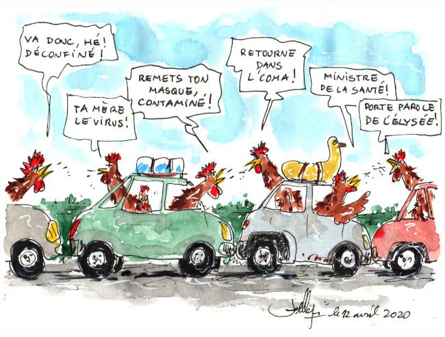 La prise de becs