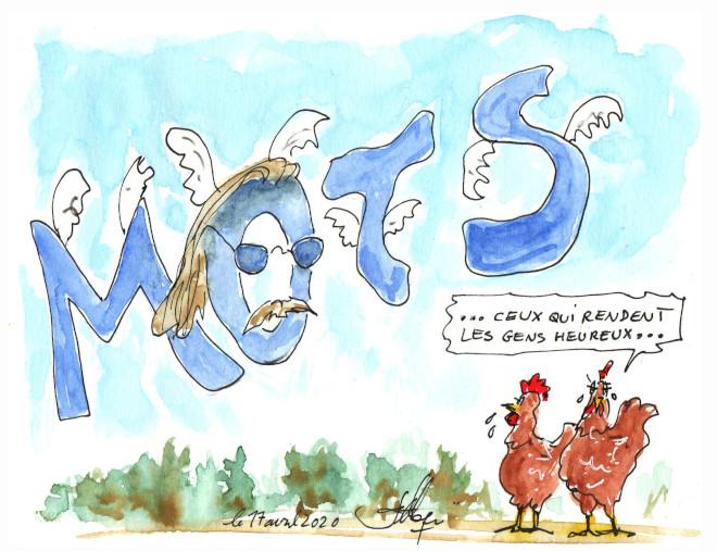 Les mots bleus